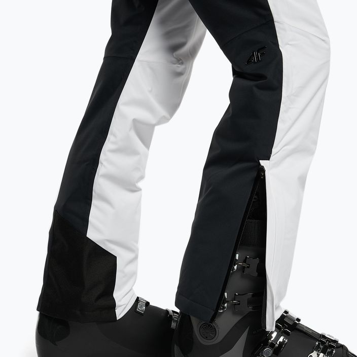 Dámské lyžařské kalhoty 4F SPDN006 bílé H4Z22-SPDN006 4