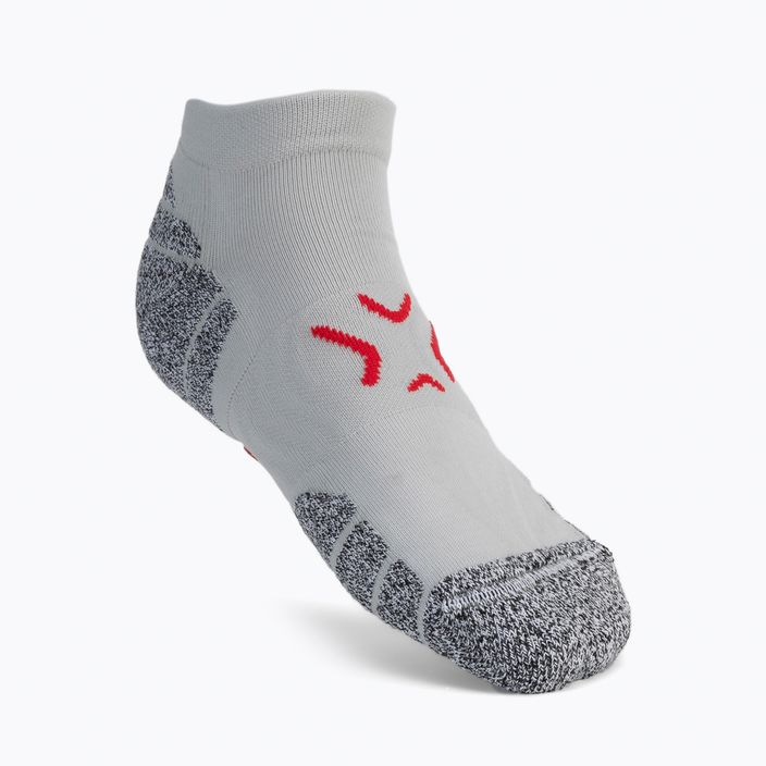 Pánské tréninkové ponožky 4F H4Z22-SOM001 šedo-červené 2