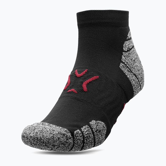 Pánské tréninkové ponožky 4F H4Z22-SOM001 šedo-červené 8