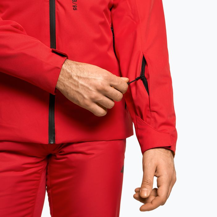 Pánská lyžařská bunda 4F červená H4Z22-KUMN003 5