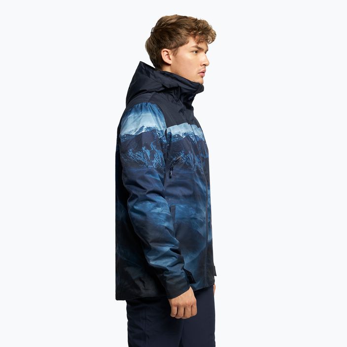 Pánská lyžařská bunda 4F tmavě modrá H4Z22-KUMN006 3