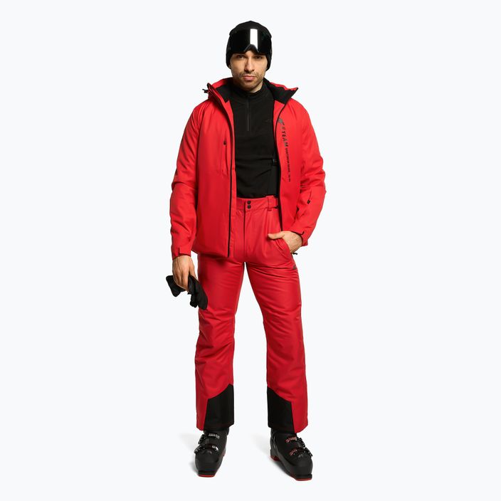 Pánské lyžařské kalhoty 4F červené H4Z22-SPMN001 2