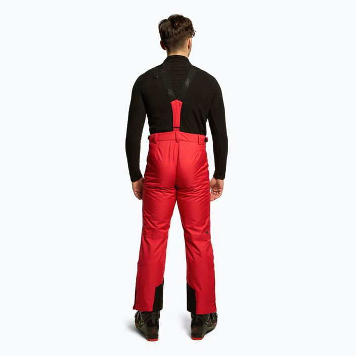 Pánské lyžařské kalhoty 4F červené H4Z22-SPMN001 3