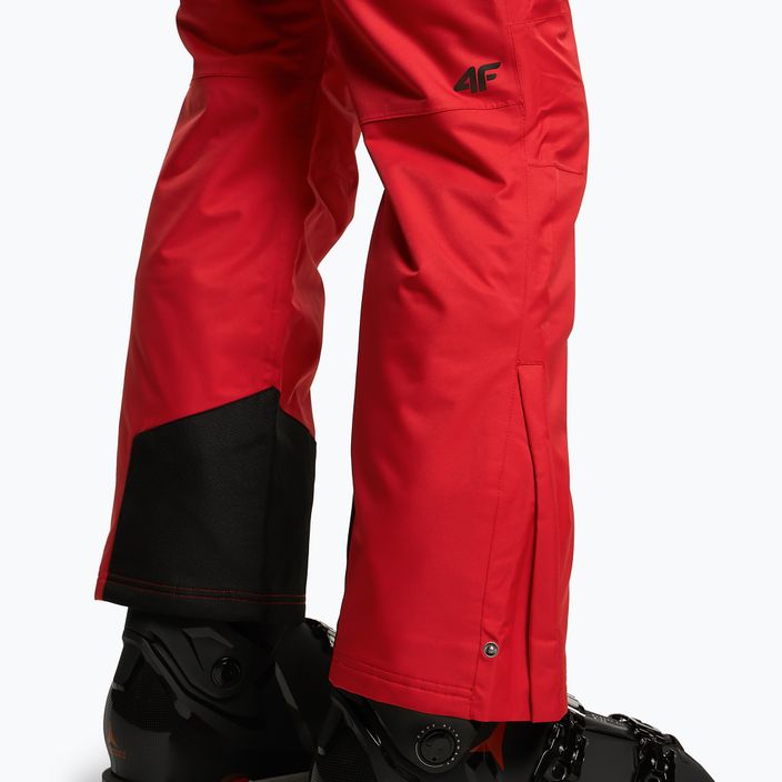 Pánské lyžařské kalhoty 4F červené H4Z22-SPMN001 5
