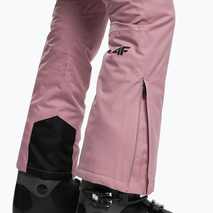 Dámské lyžařské kalhoty 4F SPDN002 růžové H4Z22-SPDN002 4