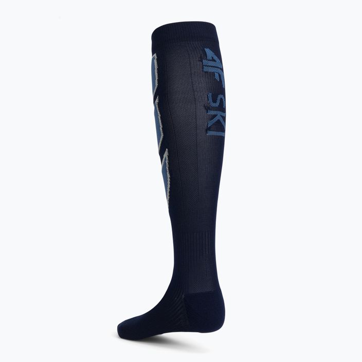 Pánské lyžařské ponožky 4F M030 navy blue 4FAW22UFSOM030 2