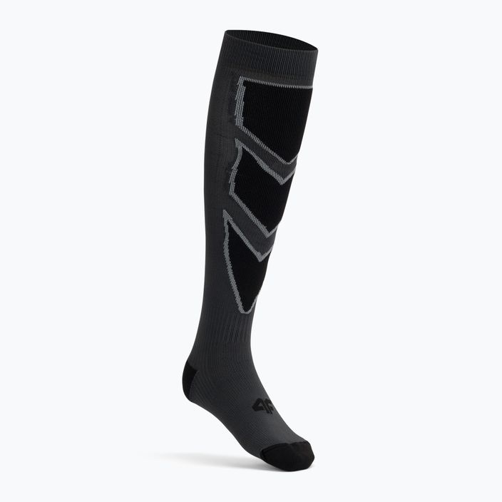 Pánské lyžařské ponožky 4F M030 šedé 4FAW22UFSOM030