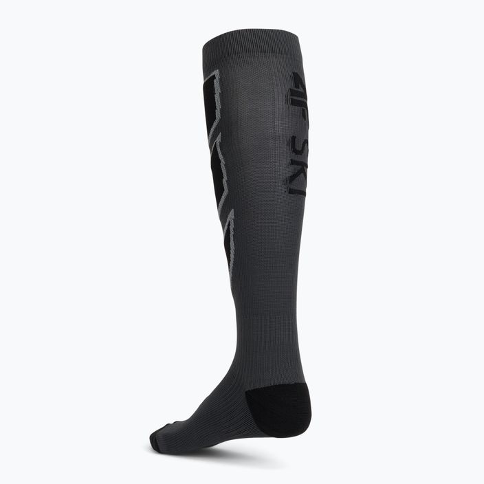 Pánské lyžařské ponožky 4F M030 šedé 4FAW22UFSOM030 2