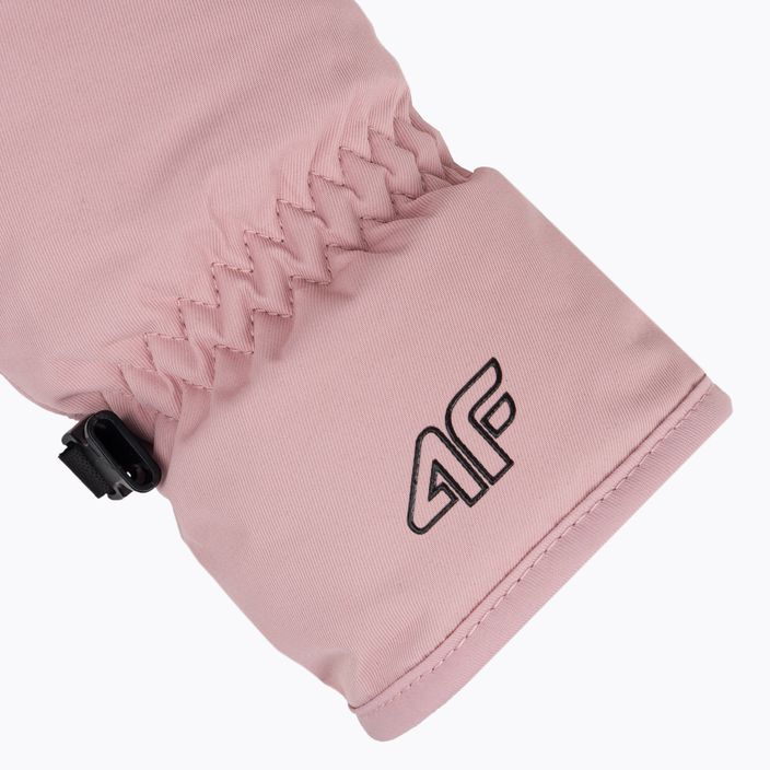 Dámské lyžařské rukavice 4F růžové H4Z22-RED002 4