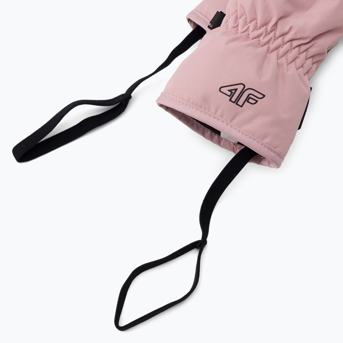 Dámské lyžařské rukavice 4F růžové H4Z22-RED002 5