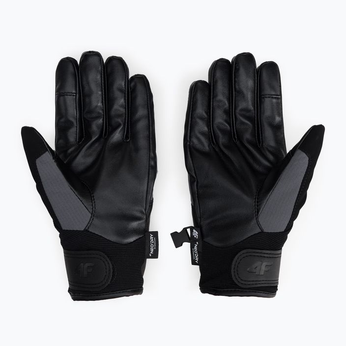 Pánské lyžařské rukavice 4F šedé H4Z22-REM004 2