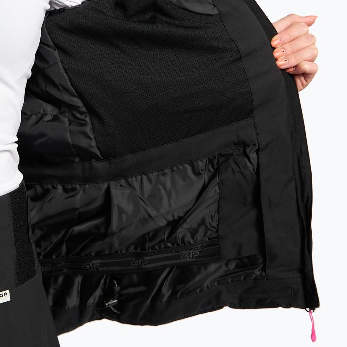 Dámská lyžařská bunda 4F černá H4Z21-KUDN003 11