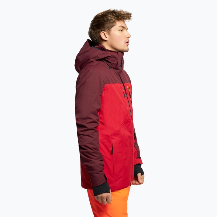 Pánská lyžařská bunda 4F červená H4Z21-KUMN014 3