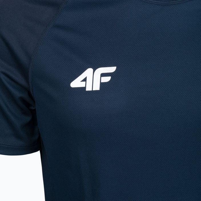 Pánské fotbalové tričko 4F Functional námořnictvo S4L21-TSMF050-31S 3