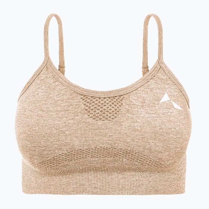 Fitness podprsenka Carpatree Vibe Seamless beige melange 5