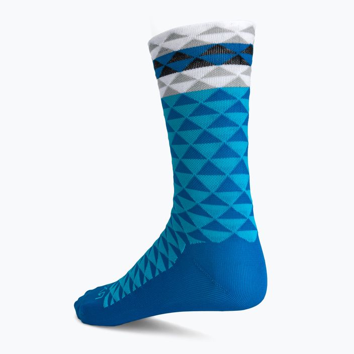 LUXA Asymetrické cyklistické ponožky modré LUHESABM2S 3