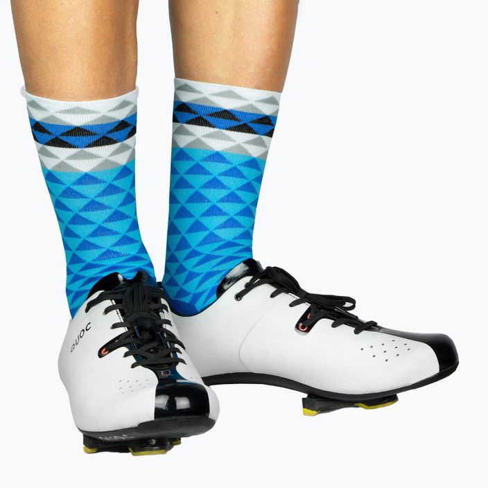 LUXA Asymetrické cyklistické ponožky modré LUHESABM2S 2