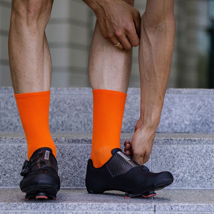 LUXA Classic cyklistické ponožky oranžové LUHE21SCOS 5