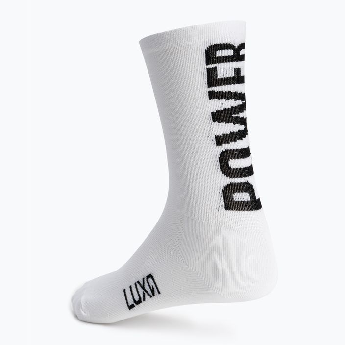 Dámské cyklistické ponožky LUXA Girls Power white LAM21SGPS1 5