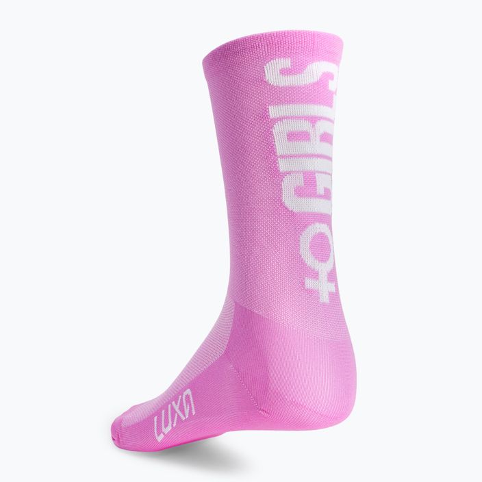 Dámské cyklistické ponožky LUXA Girls Power pink LAM21SGPL1S 4