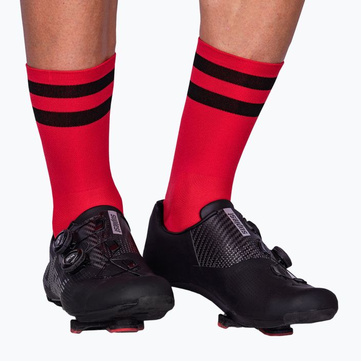 LUXA Night cyklistické ponožky červené LAM21SRNS 2