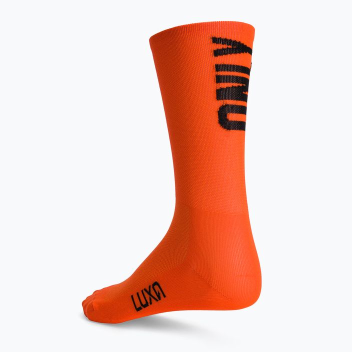 LUXA Only Gravel cyklistické ponožky oranžové LAM21SOGO1S 4