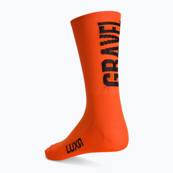 LUXA Only Gravel cyklistické ponožky oranžové LAM21SOGO1S 5