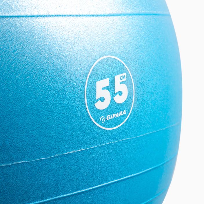 Gymnastický míč fitness fitness Gipara 55 cm modrý 3001 2
