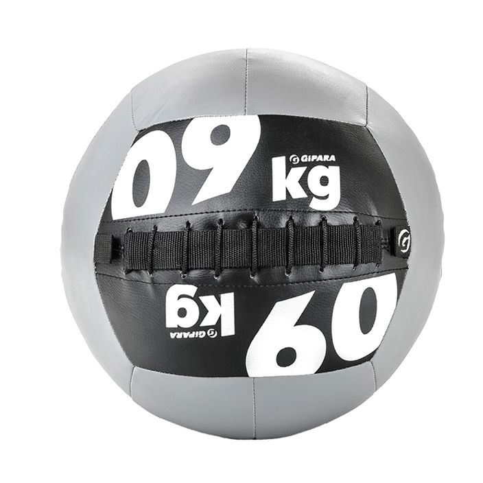 Míč wall ball Gipara Mono 9 kg šedý 2