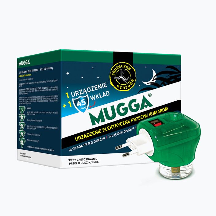 Elektrokontaktní repelent proti komárům + náplň Mugga 45 nocí