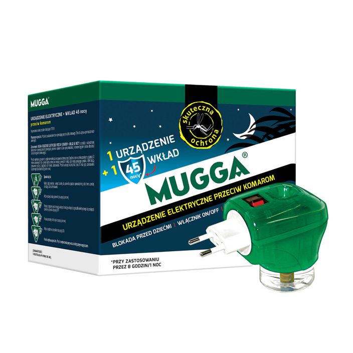 Elektrokontaktní repelent proti komárům + náplň Mugga 45 nocí 2