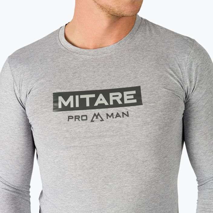 Pánské longsleeve tričko MITARE PRO šedé K094 6