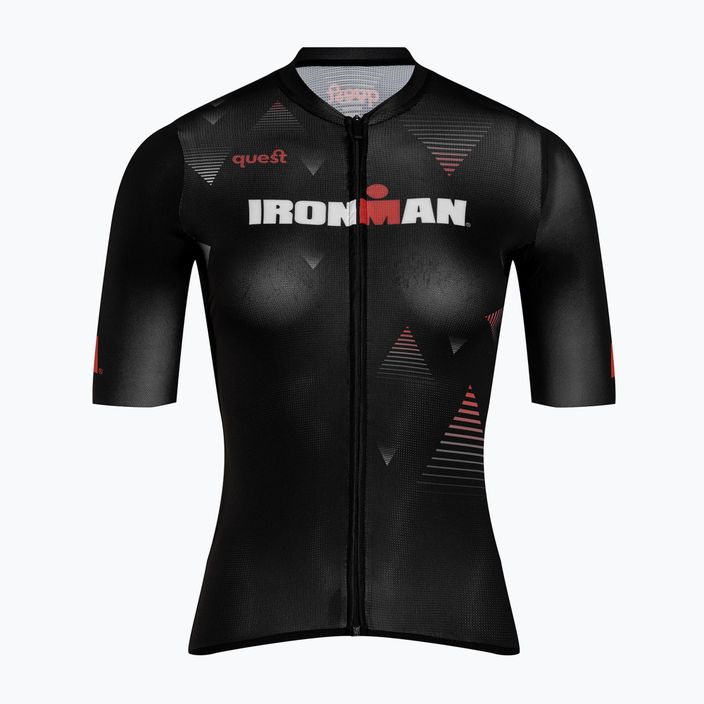 Dámský cyklistický dres Quest Race Line France Iron Man dblack