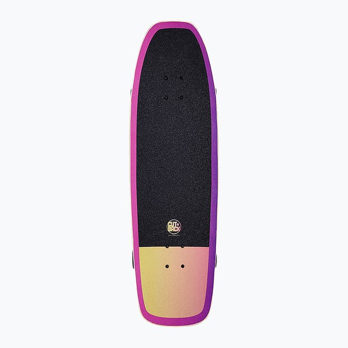 Surfskate skateboard Cutback Techno Wave 32" černá a barevná CUT-SUR-TWA 8