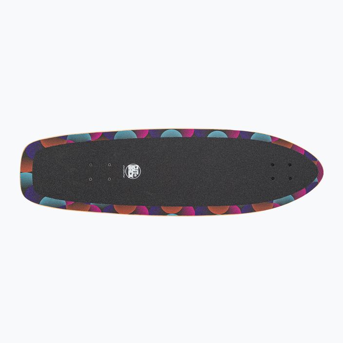 Surfskate skateboard Cutback Big Wave 34" černá a barevná CUT-SUR-BWA 4