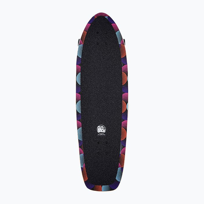 Surfskate skateboard Cutback Big Wave 34" černá a barevná CUT-SUR-BWA 8