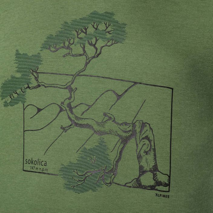 Pánské tričko Alpinus Pieniny zelené 9