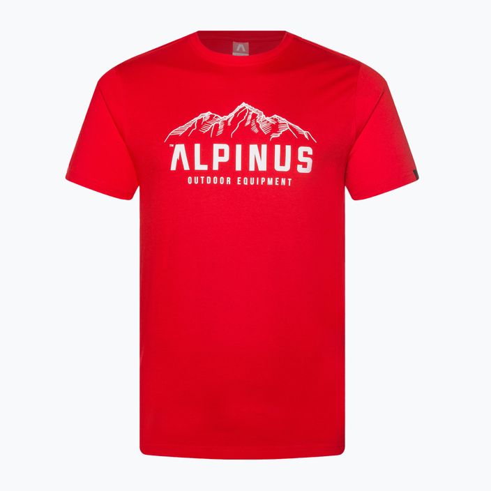 Pánské tričko Alpinus Mountains červené 6