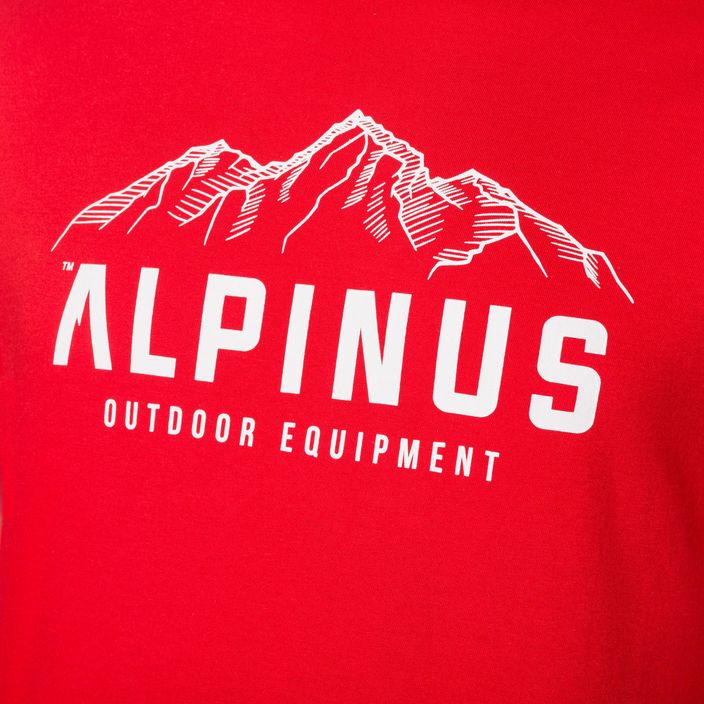 Pánské tričko Alpinus Mountains červené 8