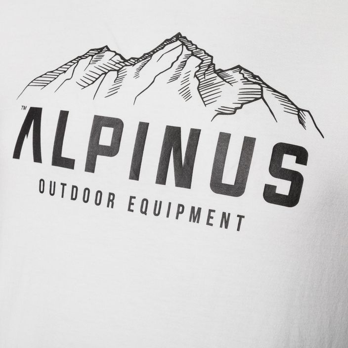 Pánské tričko Alpinus Mountains bílé 8