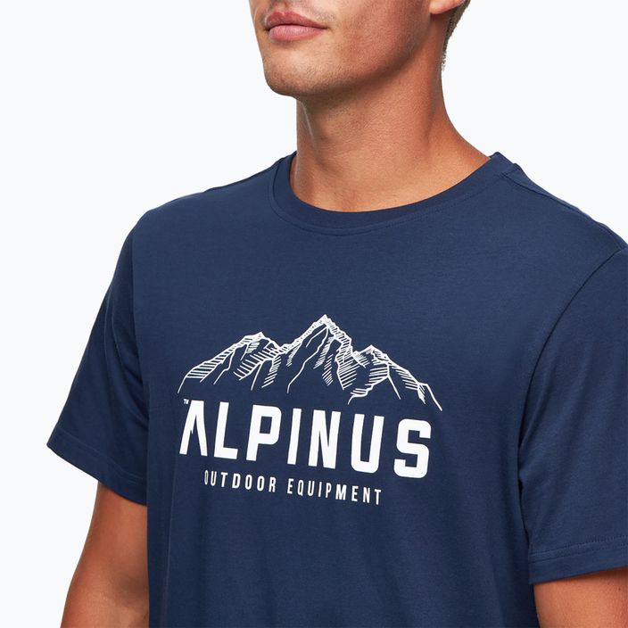 Pánské tričko Alpinus Mountains tmavě modré 4