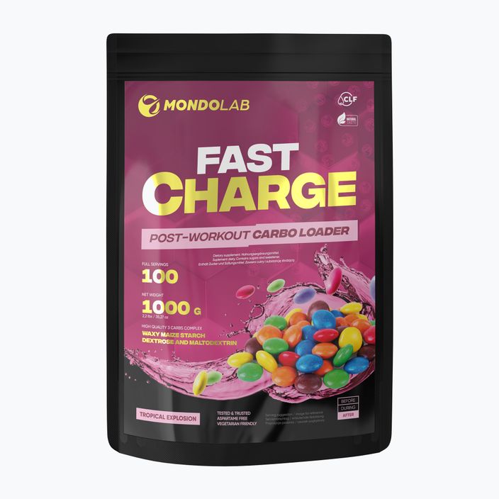 Carbo Fast Charge MONDOLAB sacharidy 1kg multivitamín MND010