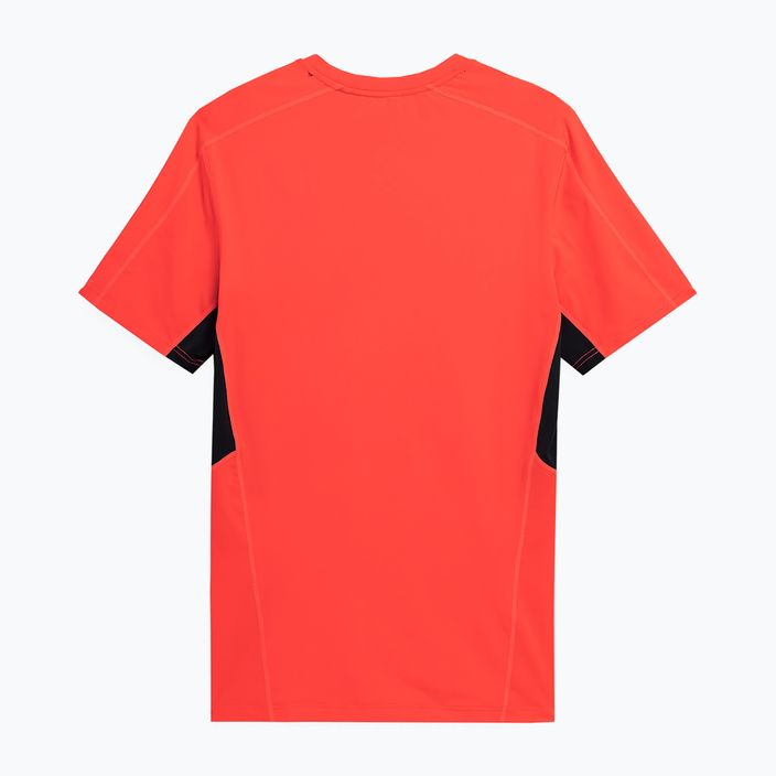 Pánské tréninkové tričko 4F červené 4FSS23TFTSM404-62S 2