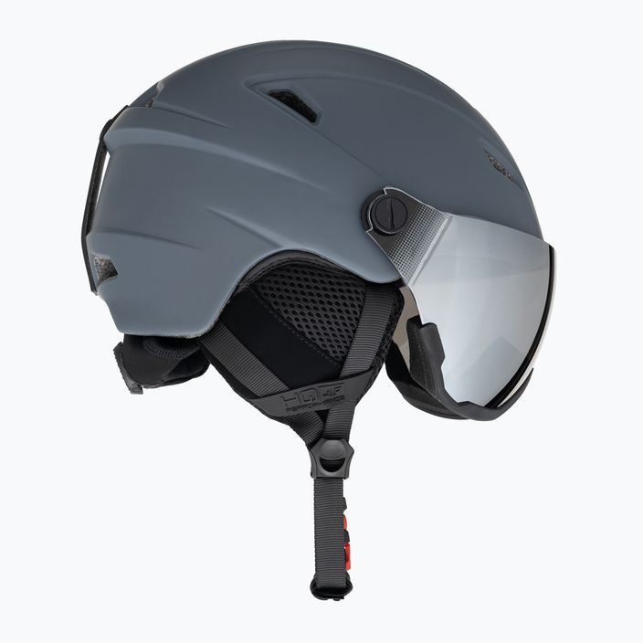 Pánská lyžařská helma 4F M034 šedá 4