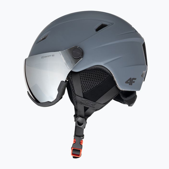 Pánská lyžařská helma 4F M034 šedá 5