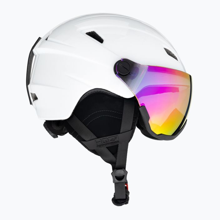 Dámská lyžařská helma 4F F032 bílá 4