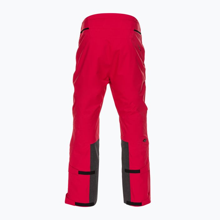 Pánské lyžařské kalhoty 4F M343 tmavě červené 4