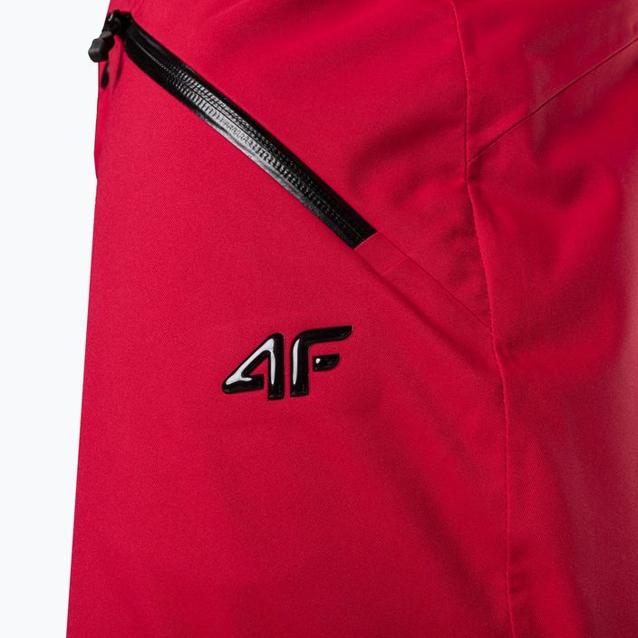 Pánské lyžařské kalhoty 4F M343 tmavě červené 5