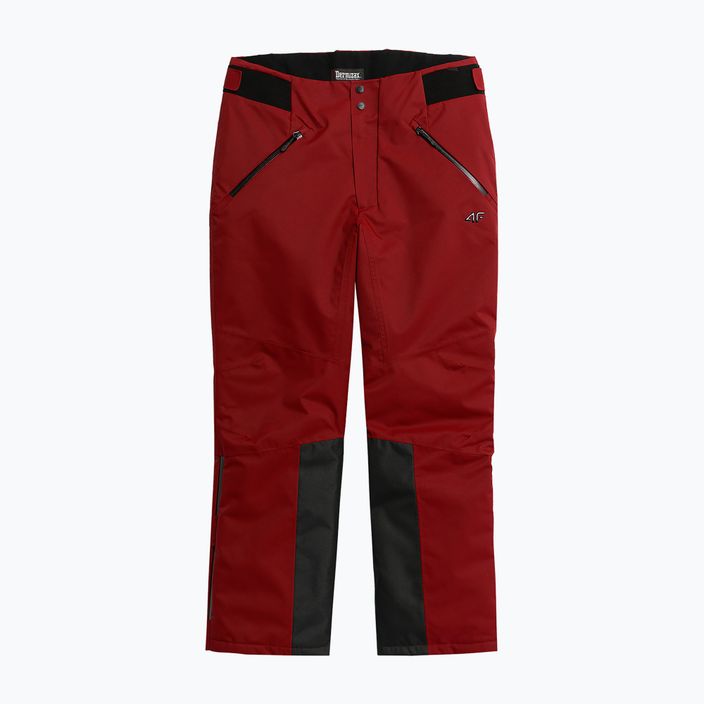 Pánské lyžařské kalhoty 4F M343 tmavě červené 8