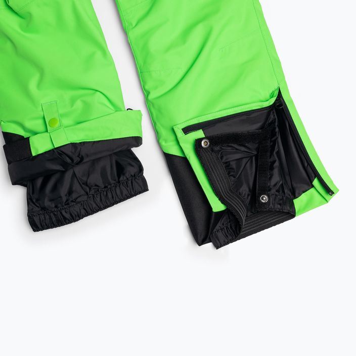 Dětské lyžařské kalhoty 4F M360 green neon 6